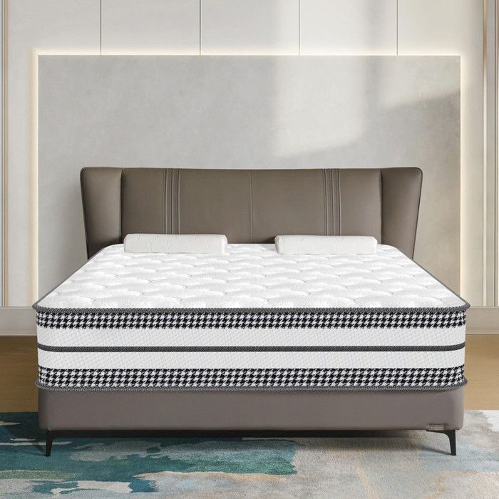 Matelas Mémoire de Forme 90x200 cm Certifié Oeko-TEX® Épais 30cm Haute Densité et Respirabilité Sommeil Ergonomique Silence