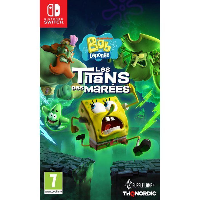 Bob 'Eponge Les Titans des Marées Nintendo Switch - vue 2