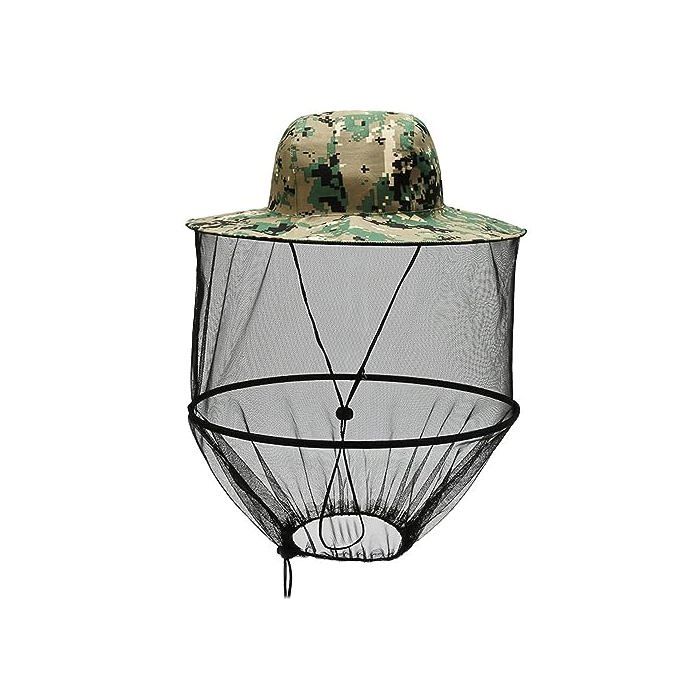 Chapeau dApiculteur à Moustiquaire Anti-moustiques Avec Voile - Protection pour Jardinage en Extérieur Jungle