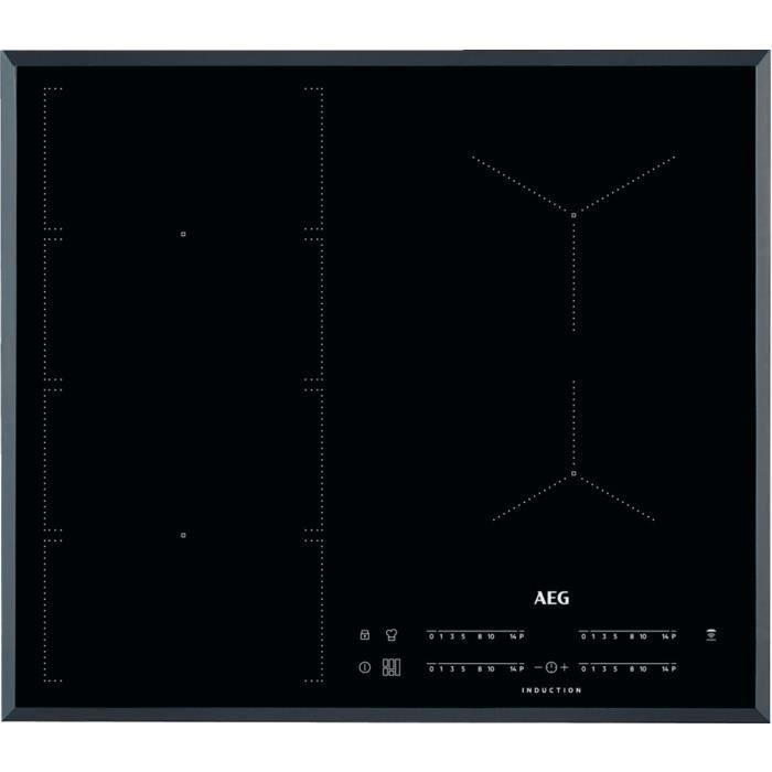 AEG Table de cuisson induction 4 foyers IKE64471FB