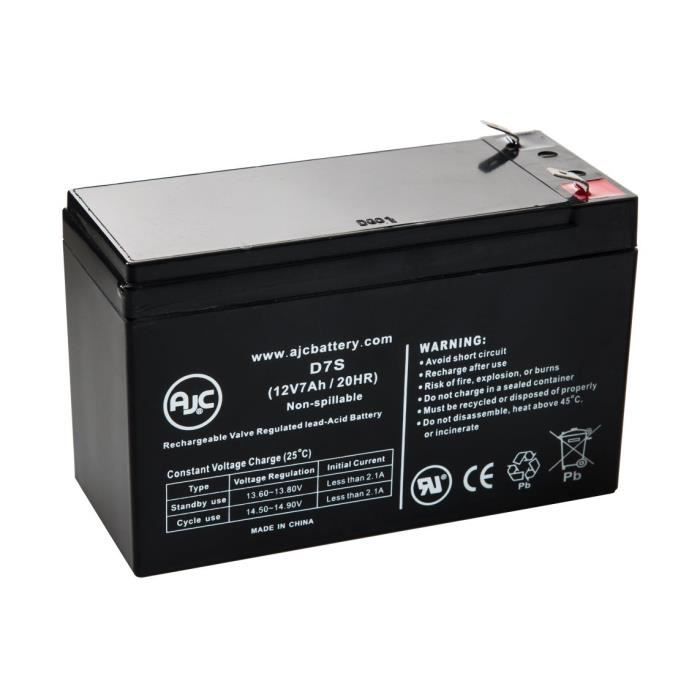 Batterie Leoch DJW12-7.0 12V 7Ah Acide scellé de plomb - AJC-D7S-J-1-139282  - Cdiscount Bricolage