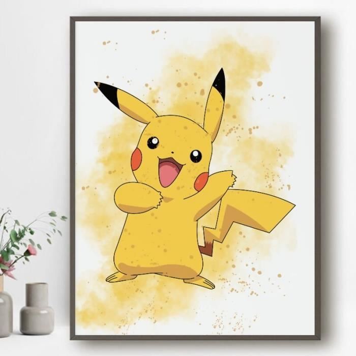 Poster Maxi 91,5x61 Pikachu Effet Métal - Pokémon : King Jouet, Décoration  de la chambre - Fêtes, déco & mode enfants