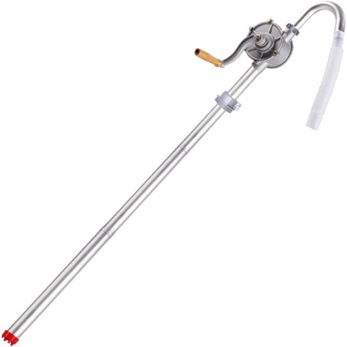 Pompe vide-fût, pompe manuelle, pompe à eau, pompe de transfert, fonctionnant sur batterie pour diesel, eau, essence, huile, AdBlue, pompe diesel, huile moteur, alcool (pompe à levier manuelle 350