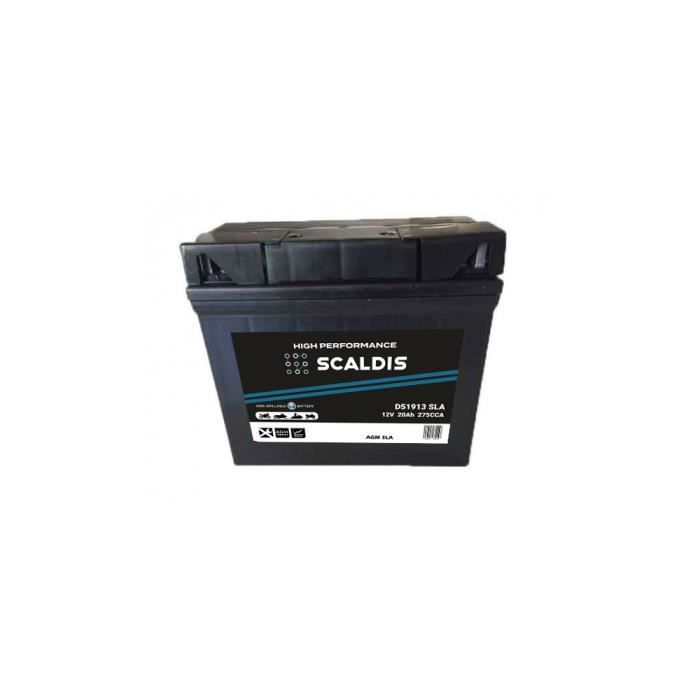 Batterie moto SCALDIS HP D51913 SLA 12V 20AH 275A