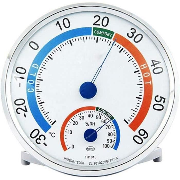 Mini thermomètre-hygromètre - les 4 - Acheter Chauffage, ventilation -  L'Homme Moderne