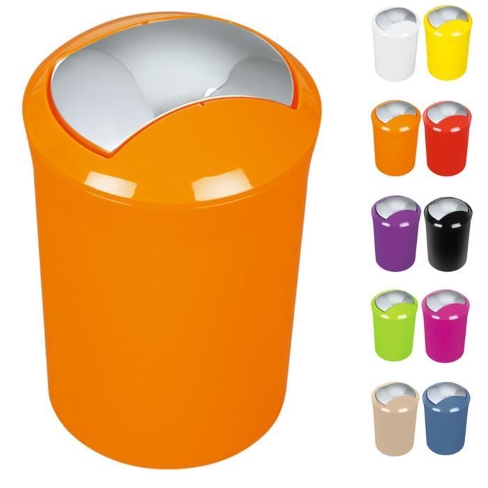 Spirella Poubelle cosmétique Récipient à déchets Salle de Bains Boîte à ordures à Couvercle Spirella Poubelle cosmétique Récipient à déchets Salle de Bains Boîte à ordures à Couvercle