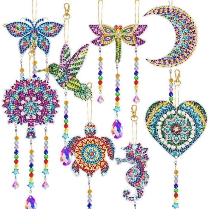 Kit Peinture Diamant + Journal Intime Pour Fille 6-12 Ans - Loisir Créatif Cadeau