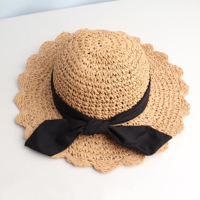 Chapeaux De Soleil De Protection Solaire Chapeau De Paille Pour Dames