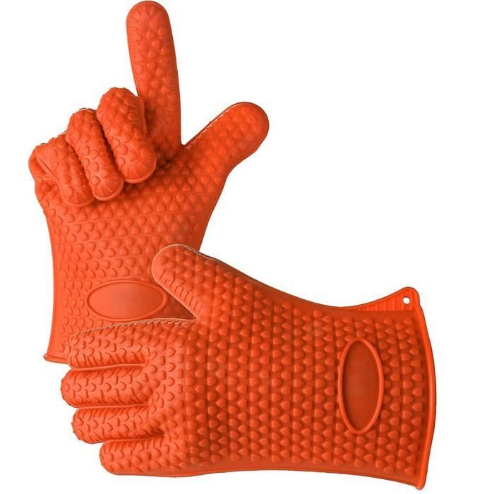1 pièce de gants de four en Silicone Transparent, gants de four de cuisine  à points colorés. Gant de four en Silicone résistant à la chaleur,  antidérapant et imperméable, Style mignon, pour