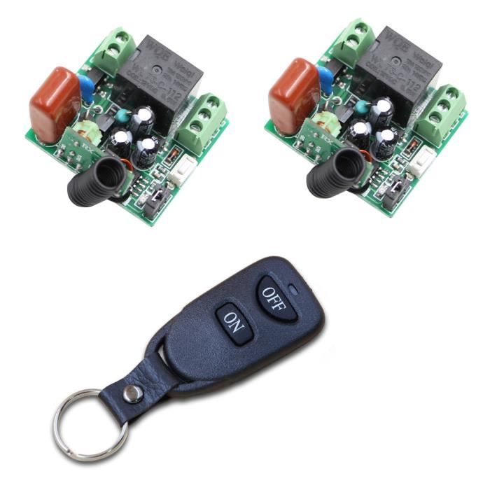 AC 220 V 10A 1CH Mini Relais Récepteur Sans Fil Commutateur de Commande