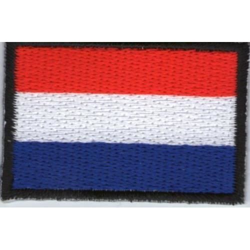 Porte-clés Brodé Drapeau Hollande/Pays-Bas - Écusson Tissu Multicolore - Neuf Avec étiquettes