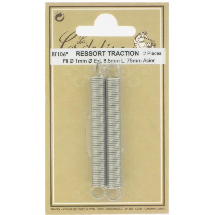 Ressort Solo 75 - Dimensions 3,4 X 0,24 X 520 Mm - Acier - Pour Divers Modèles