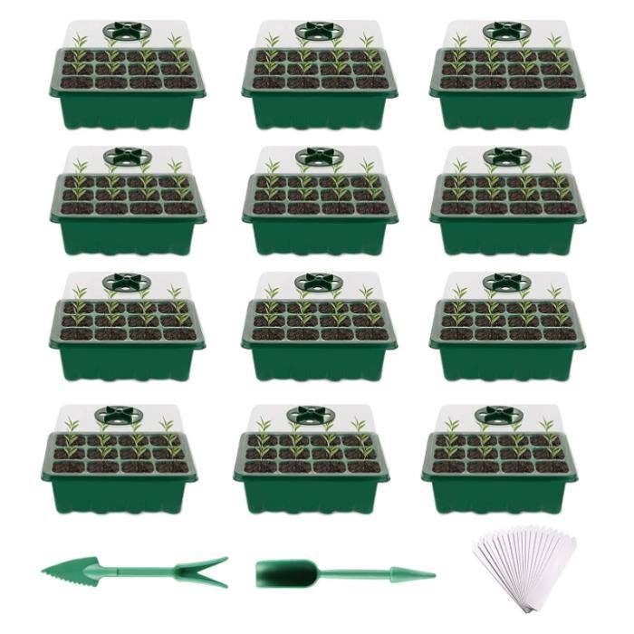 Bac à Semis 12 Cellules Daedalus - Plateau De Propagation Pratique Pour Jardiniers