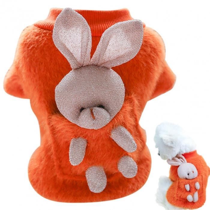 Manteau dhiver pour Animaux de CompagnieSweat à Capuche Extra Chaud pour Chien en Polaire et DoublureManteauM