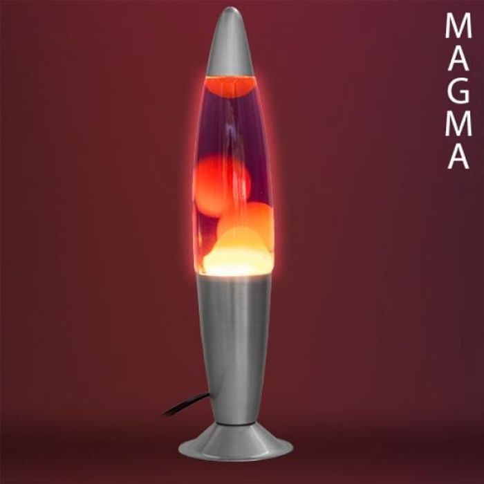Lampe à Lave Magma Rouge - Cdiscount Maison