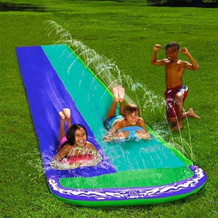 Tapis De Glisse Adulte Xxl Tapis De Glisse Geant Toboggan Aquatique Double Xxl Achat