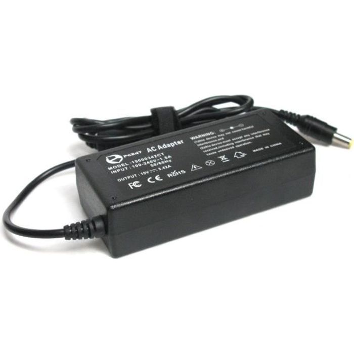 TOP CHARGEUR Netzadapter 19 V – Ersatz Für HIPRO HP-A0652R3B, Mit 120 Cm Kabel & Sicherheitsschutz