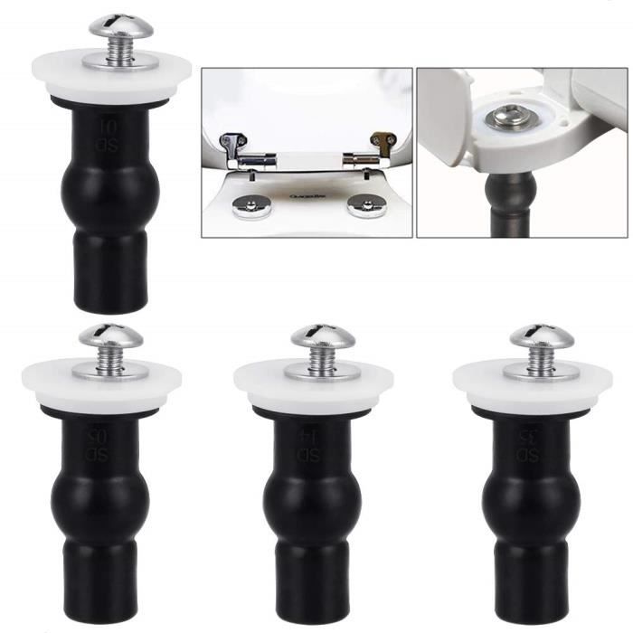 Abattant WC Fixations Charnières Accessoire de fixation pour abattant  Convient à Toutes Les Toilettes（18mm) Guazhuni