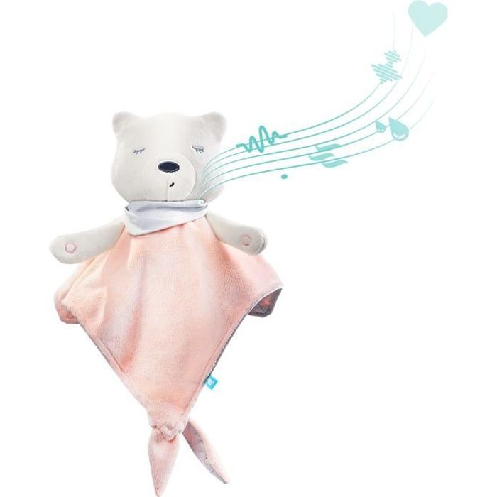 Peluche musicale bruit blanc Éléphant - Made in Bébé