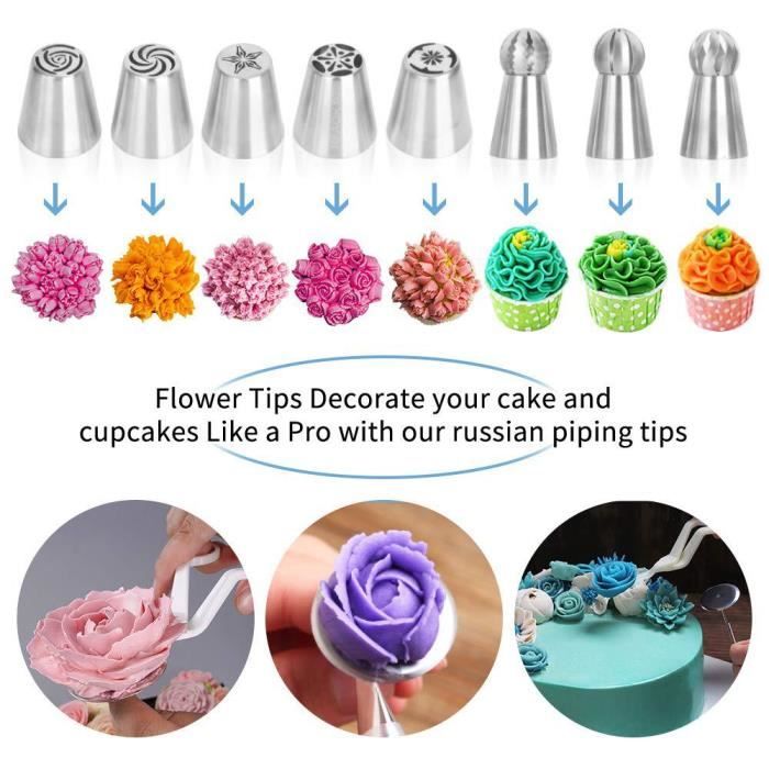 Kit De 170 Pcs Ustensiles Patisserie Pour Plateaux Tournants Ensemble D Outils De Decoration Pour Gateaux Cdiscount Maison Kit De 170 Pcs Ustensiles Patisserie Pour Plateaux Tournants Ensemble D Outils De Decoration Pour Gateaux Cdiscount Maison