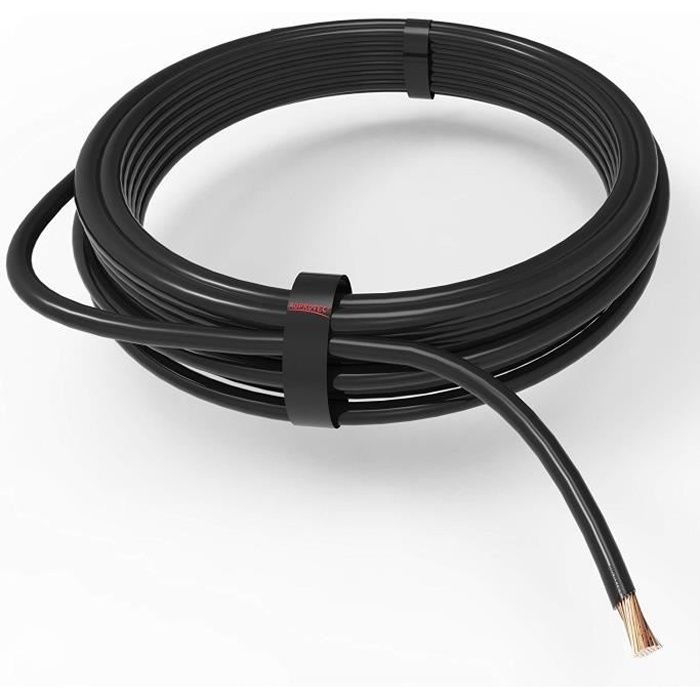 AUPROTEC Câble unipolaire 6,0 mm² FLRY-B Fil Électrique en Anneau