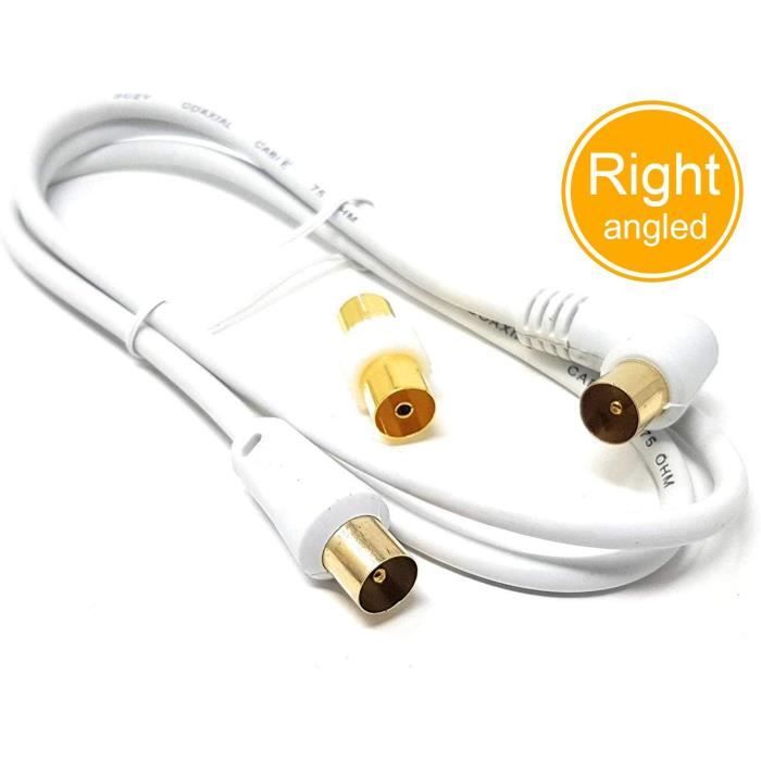 Cable antenne tv 0 5m - Achat / Vente pas cher