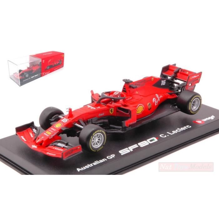 Burago Bu36814l Ferrari Sf90 Charles Leclerc 2019 N 16 Australian