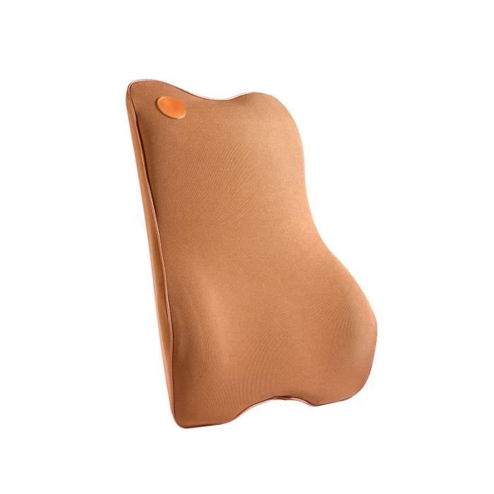 Set Coussin Lombaire + Appui-tête En Mousse Mémoire - Pour Chaise De Bureau, Voiture, Gaming - 6