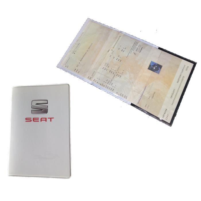 Pochette carte cheap grise seat