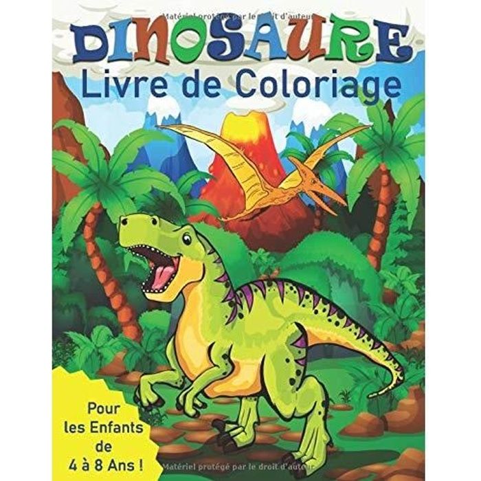 Livre De Coloriage De Dinosaures : Livre Dinausore Enfant 5 Ans -  Préparation À La Maternelle Et Au Jardin D'enfants - Cadeau Pour Les  Garcons (Paperback) 