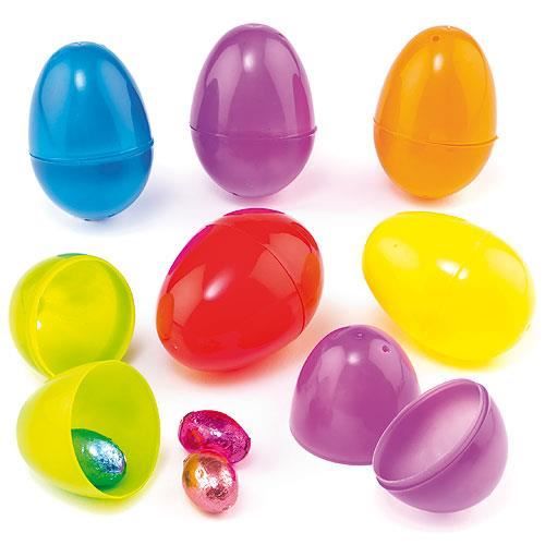Pack de 24 rose et violet plastique remplissage des œufs pour Pâques Chasse aux oeufs Pack de 24 rose et violet plastique remplissage des œufs pour Pâques Chasse aux oeufs
