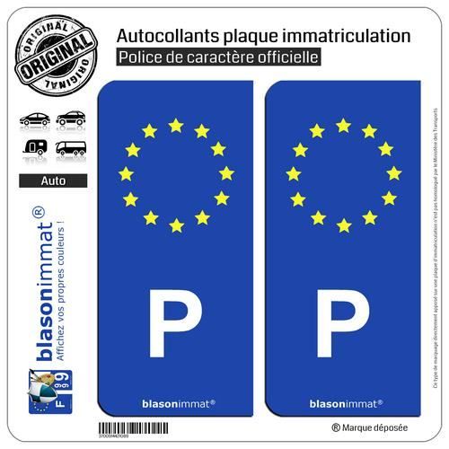 Autocollant Plaque D'immatriculation PORTUGAL Avec Drapeau - Neuf - Pour Voiture, Moto