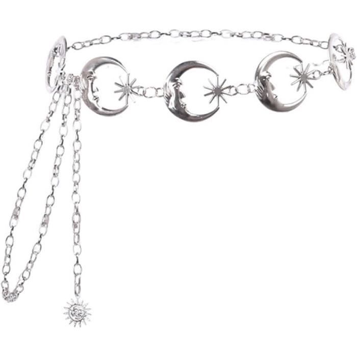 GEEHUA Chaîne En Métal Pour Femme, Ceinture à Maillons En Alliage