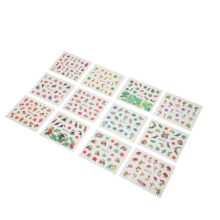 Lot De 12 Feuilles D'Autocollants Strass - 3228 Pierres Acryliques - Formes Variées - Pour Scrapbooking, Déco, DIY