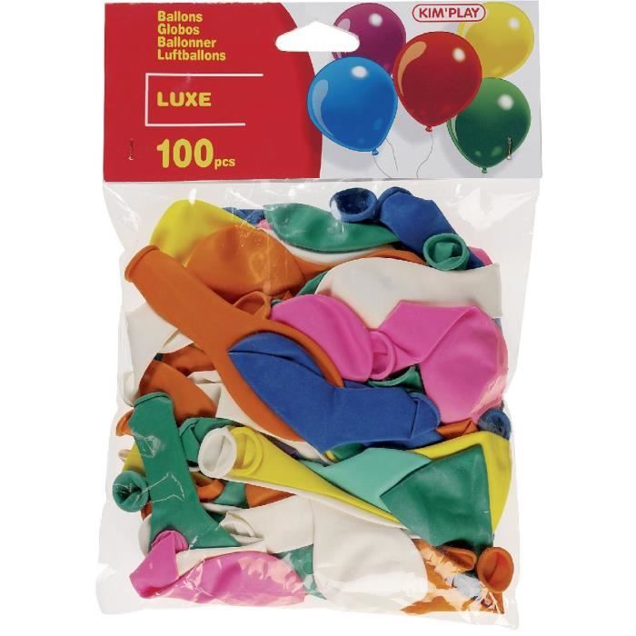 Lot De 100 Ballons À Modeler Longs Ballons Colorés À Gonfler + Pompe À  Ballon (Couleur Aléatoire) Pour Anniversaire D'Enfant[n1438] - Cdiscount  Maison
