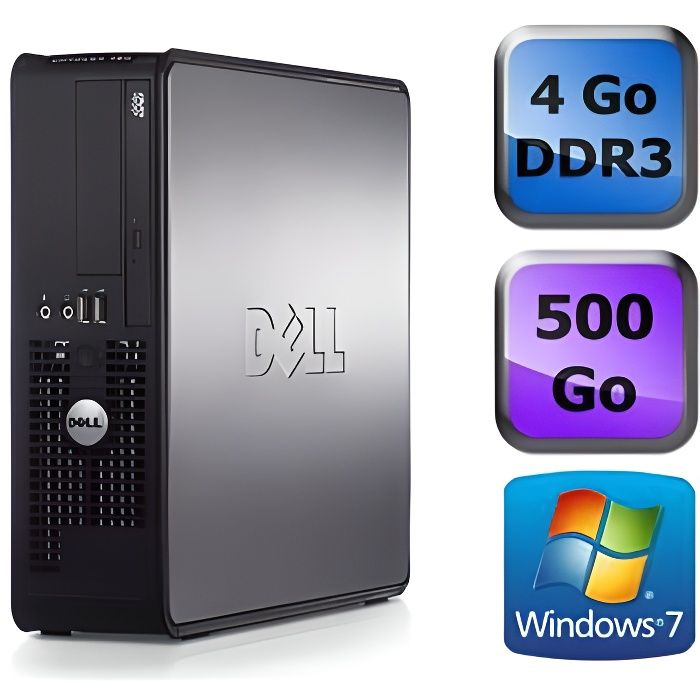 Vente Ordinateur de bureau Dell Optiplex 380 - E3300 2,50GHz - 4Go - 500Go pas cher Vente Ordinateur de bureau Dell Optiplex 380 - E3300 2,50GHz - 4Go - 500Go pas cher