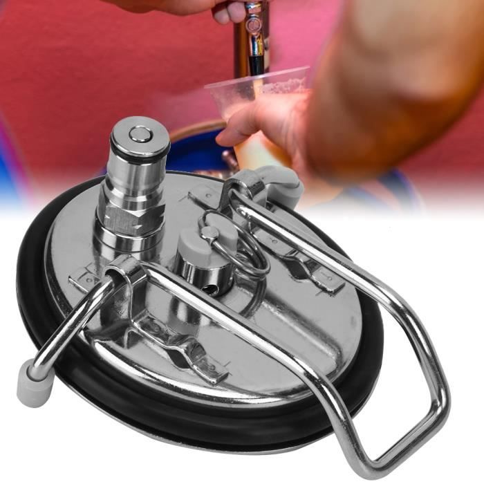 Couvercle De Fût à Bière - Remplacement Universel Pour Fûts 2L, 3.6L, 5L - Avec Valve De Sécurité - Homebrew