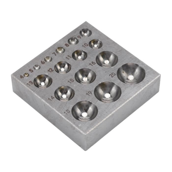 Socle Dapping En Acier Inoxydable 5cm – Pour Fabrication De Bijoux, Outil De Formage, Neuf Sans étiquette