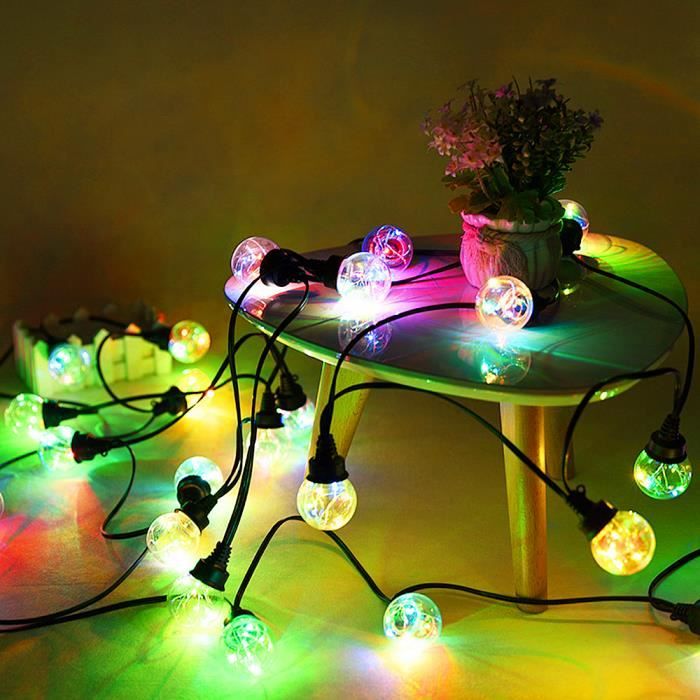 Guirlande De Perles 5m Fausse Lampe Multicolore Miniature Chaîne De