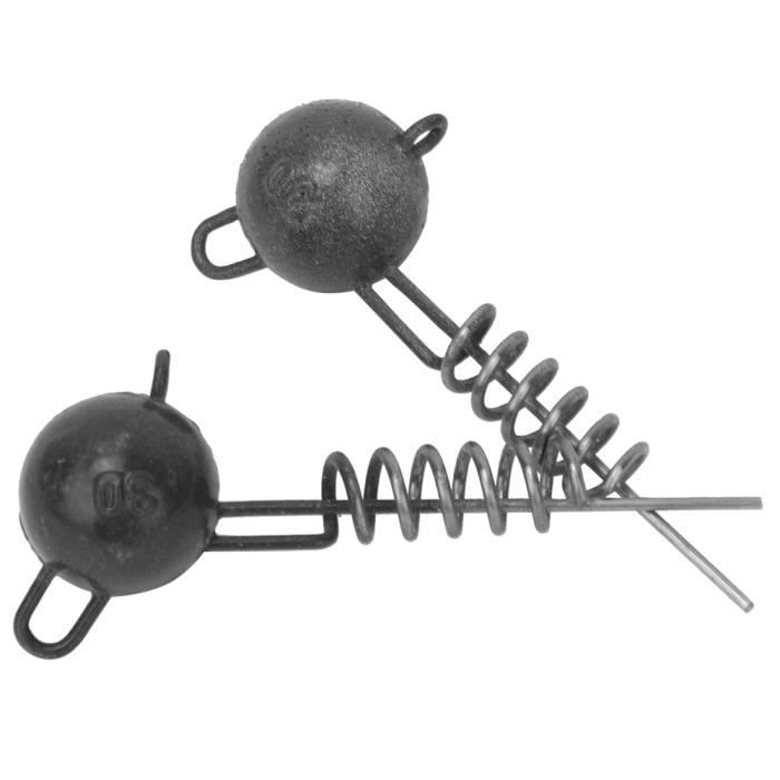 Kit Vis à Appât Et Bouchons Hameçon - 20 Vis + 50 Bouchons TPR - Pour Pêche à La Carpe Et Autres Techniques