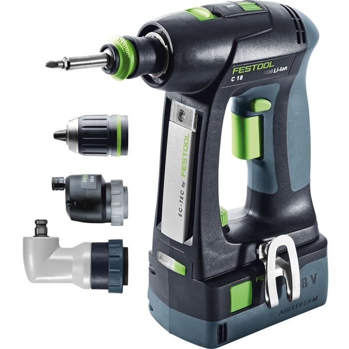 Perceuses Visseuses Sans Fil 18v Li Ion Modele C18 Festool 574739 Achat Vente Perceuse Perceuses Visseuses Sans Fi Cdiscount