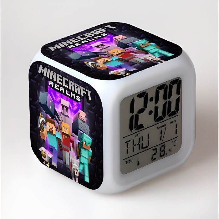 Minecraft Reveil Horloge Alarme