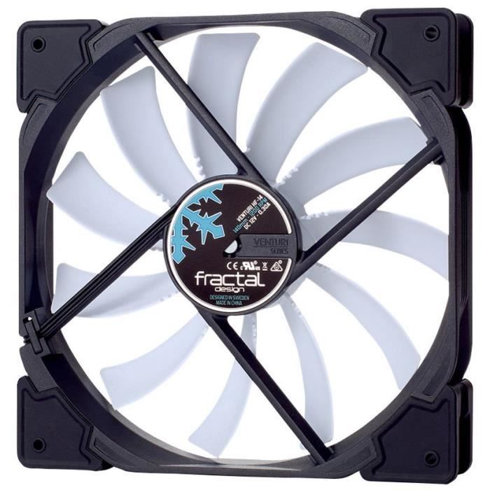 FRACTAL DESIGN Ventilateur PC Venturi HF-14 Blanc – 140mm