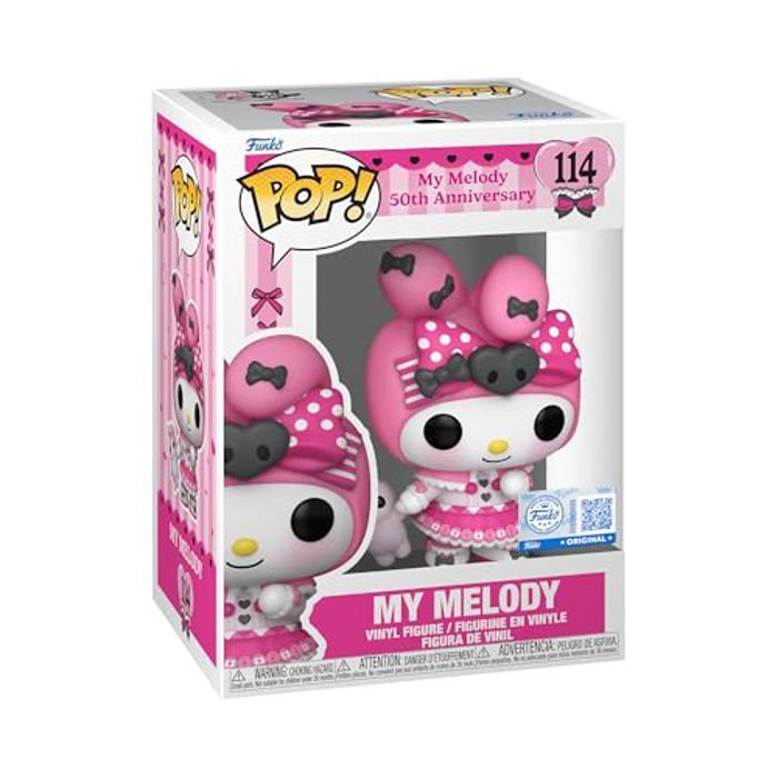 Figurine Funko Pop! Hello Kitty My Melody Kuromi Vinyle 95 cm Cadeau Idéal