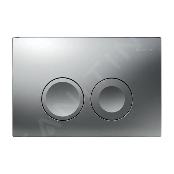GEBERIT DELTA25 - PLAQUE DE DÉCLENCHEMENT CHROME MAT 115.125.46.5