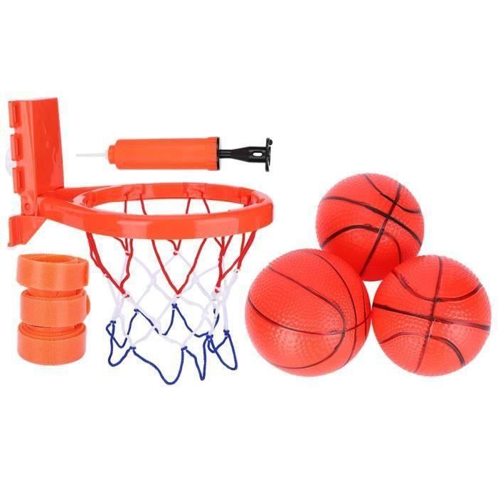 Panier de basket 2-en-1 amovible pour enfants, jeu de sport interactif pour intérieur et