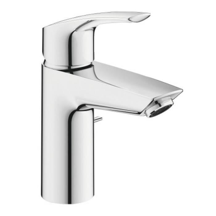 Grohe EUROSMART Mitigeur monocommande de lavabo Taille S, Chrome (33265003)