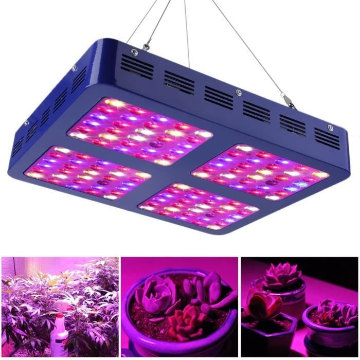 600w 120 Led Plant Grow Light Bulb Lampe Full Spectrum Hydroponic Green Veg Indoor Cdiscount Jardin