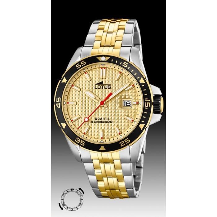 Montre online bicolore homme