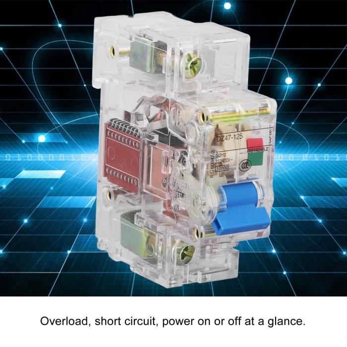 Interrupteur De Protection Moteur ABS étanche IP55, Disjoncteur De Conversion De Charge 220V